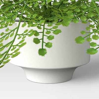 Large Fern In Modern Pot Artificial Hair Arrangement - Threshold™ 5 Large Fern In Modern Pot Artificial Hair Arrangement - Threshold™ - Image 3