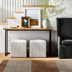 Hillside Hand Woven Wool/Cotton Area Rug Brown - Threshold™ Designed With Studio McGee