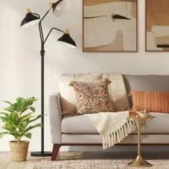 Threshold 32 3-Head Floor Lamp Black - Threshold™