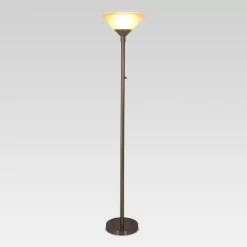 Threshold 28 Torchiere Floor Lamp With Glass Shade - Threshold™