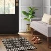 2'x3' Handloom Mixed Fibre Rug Black/White - Threshold™ -Threshold GUEST 93dfec0e 3780 44f6 8df6 31022b8fbaa9